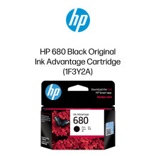 HP 680 Black Original Ink Advantage Cartridge